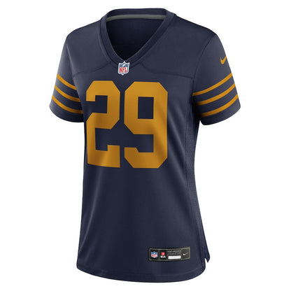 Xavier McKinney 29 Green Bay Packers Women's The 1923 Classic Game Jersey - Navy