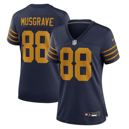 Luke Musgrave 88 Green Bay Packers Women's The 1923 Classic Game Jersey - Navy