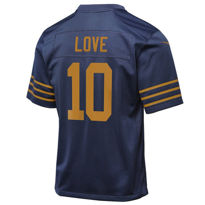 Jordan Love 10 Green Bay Packers The 1923 Classic Game YOUTH Jersey - Navy