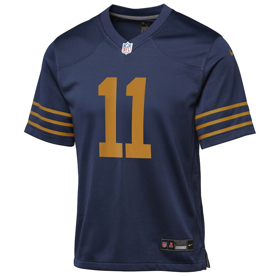 Jayden Reed 11 Green Bay Packers The 1923 Classic Game YOUTH Jersey - Navy
