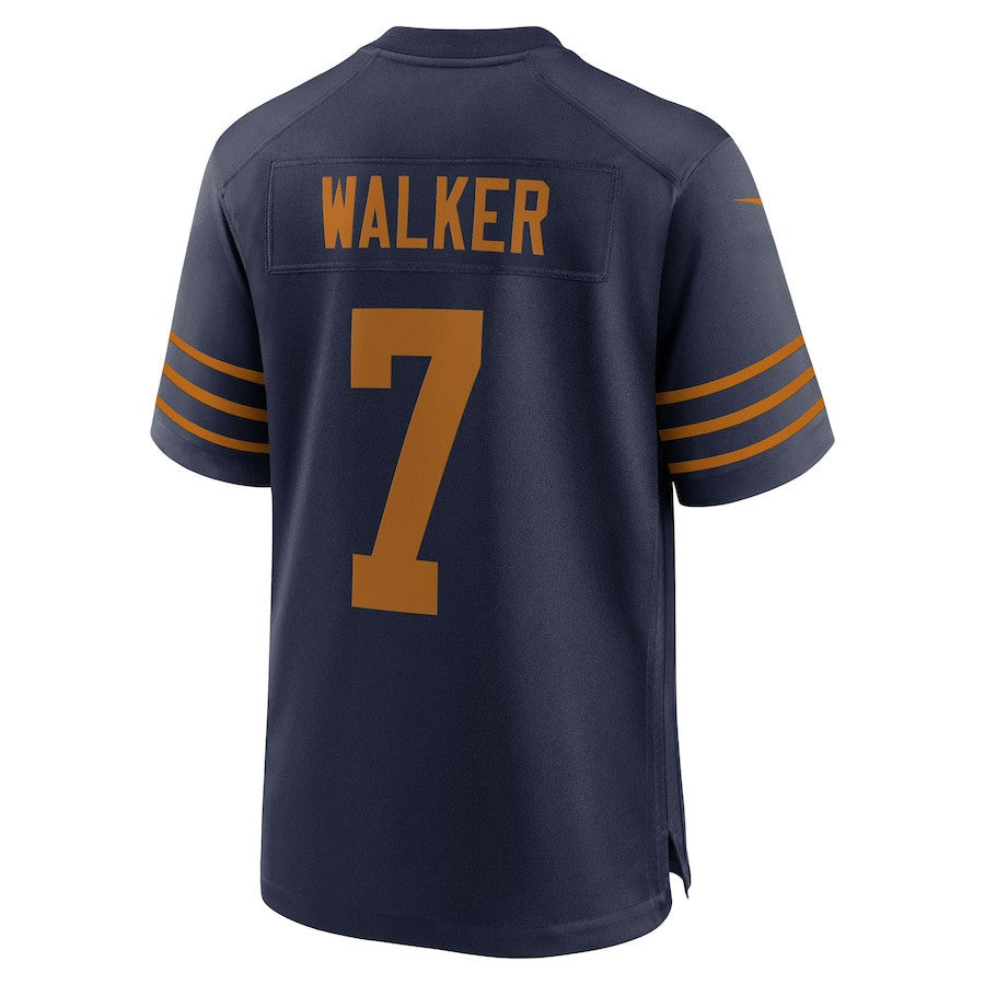Quay Walker 7 Green Bay Packers The 1923 Classic Game Men Jersey - Navy