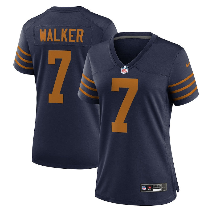 Quay Walker 7 Green Bay Packers Women's The 1923 Classic Game Jersey - Navy