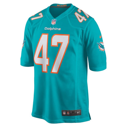 Cam Brown 47 Miami Dolphins Game Men Jersey - Aqua