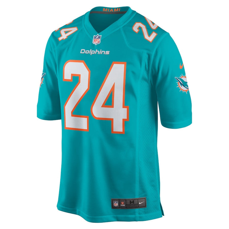 Cam Smith 24 Miami Dolphins Game Men Jersey - Aqua