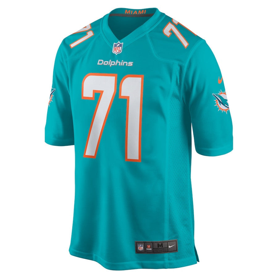 Kion Smith 71 Miami Dolphins Game Men Jersey - Aqua