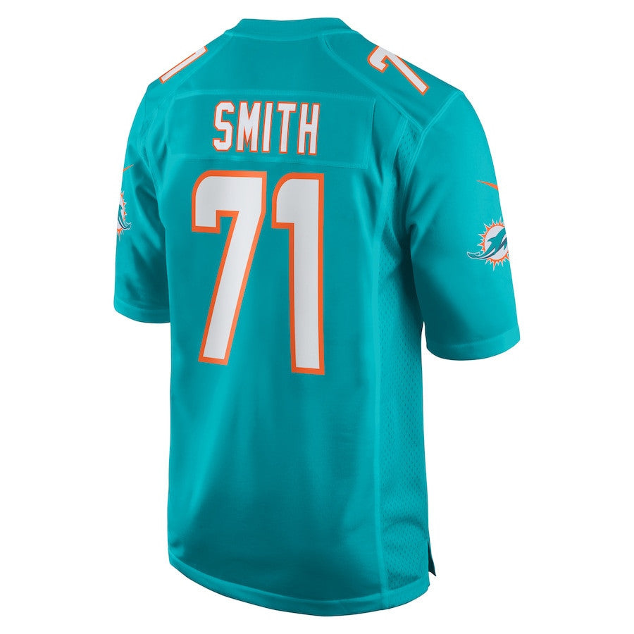 Kion Smith 71 Miami Dolphins Game Men Jersey - Aqua