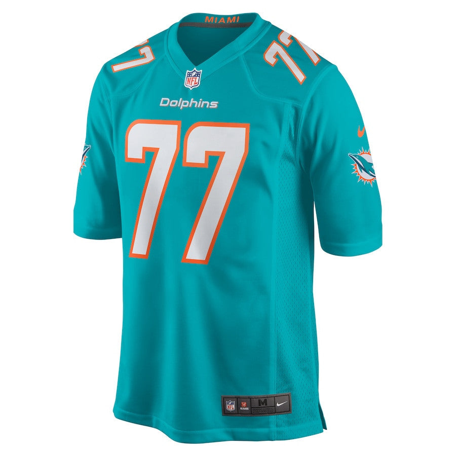 Isaiah Wynn 77 Miami Dolphins Game Men Jersey - Aqua
