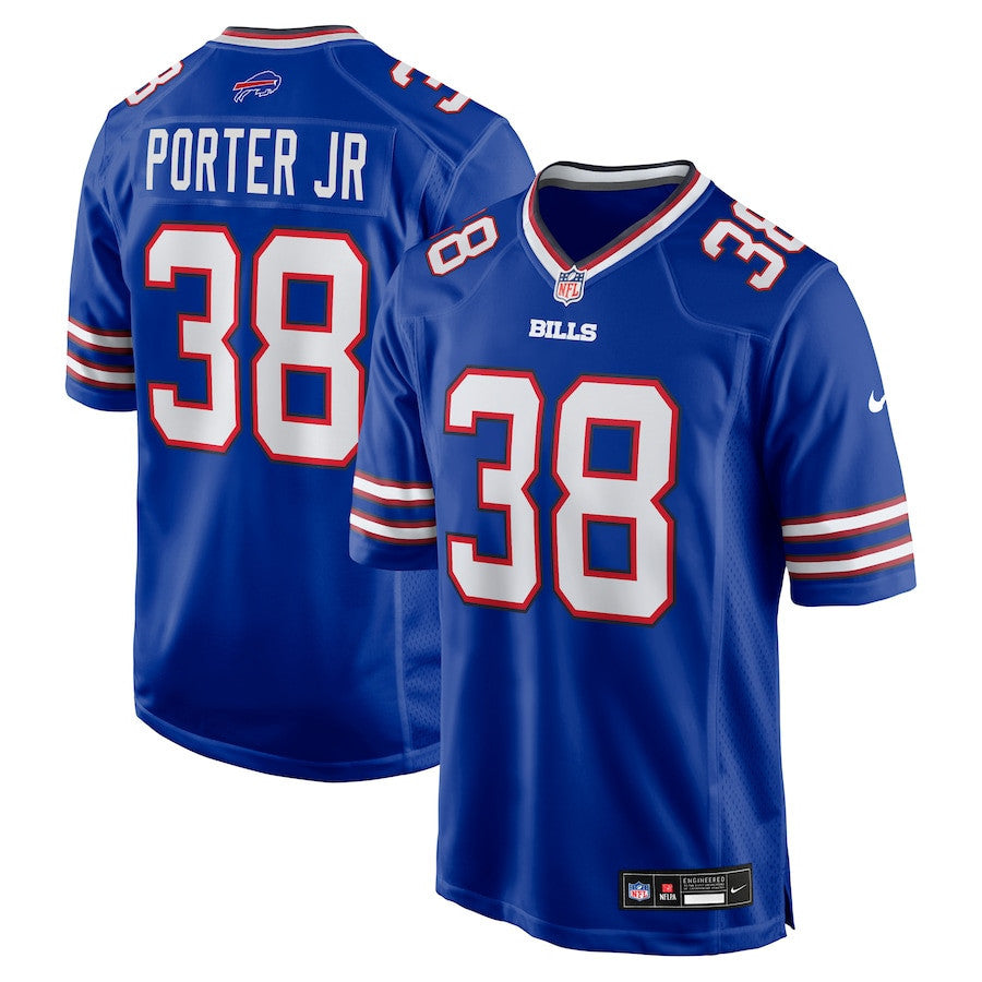 Daryl Porter Jr 38 Buffalo Bills Team Game Men Jersey - Royal