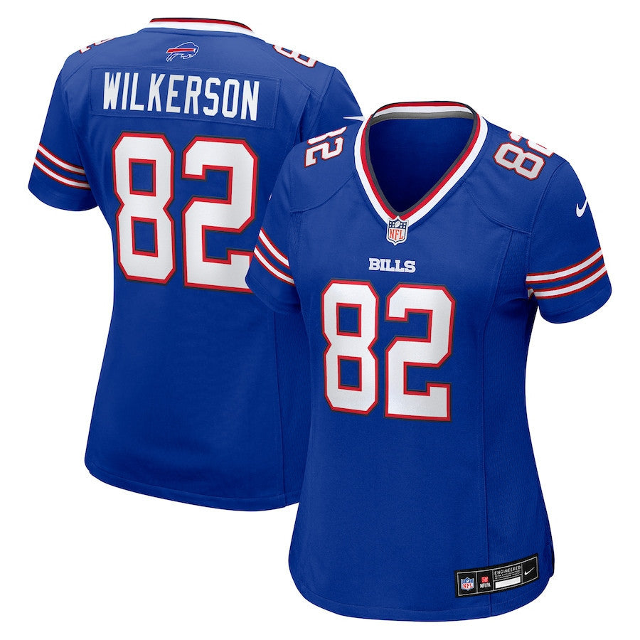 Kristian Wilkerson 82 Buffalo Bills Women's Team Game Jersey - Royal