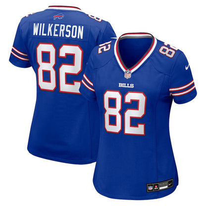 Kristian Wilkerson 82 Buffalo Bills Women's Team Game Jersey - Royal