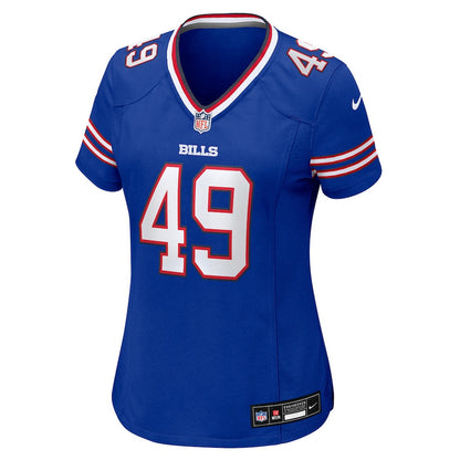 Keonta Jenkins 49 Buffalo Bills Women's Team Game Jersey - Royal