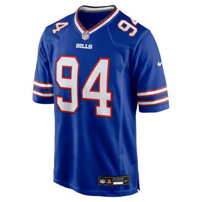 Landon Jackson 94 Buffalo Bills Team Game Men Jersey - Royal