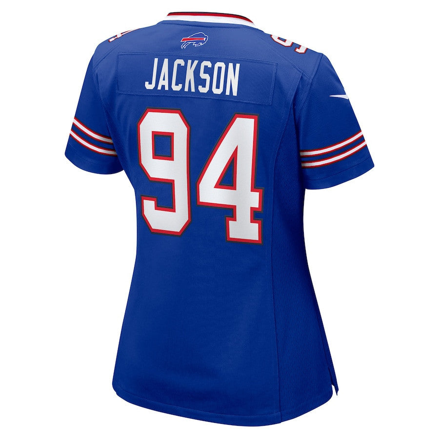 Landon Jackson 94 Buffalo Bills Women's Team Game Jersey - Royal