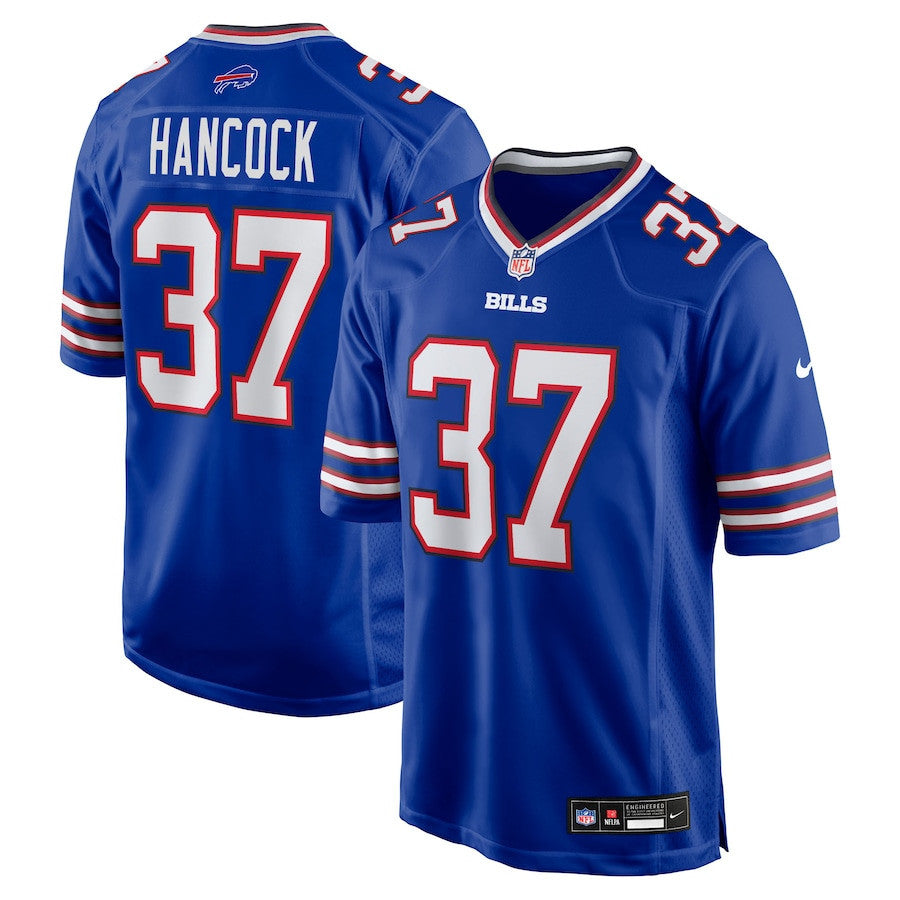 Jordan Hancock 37 Buffalo Bills Team Game Men Jersey - Royal