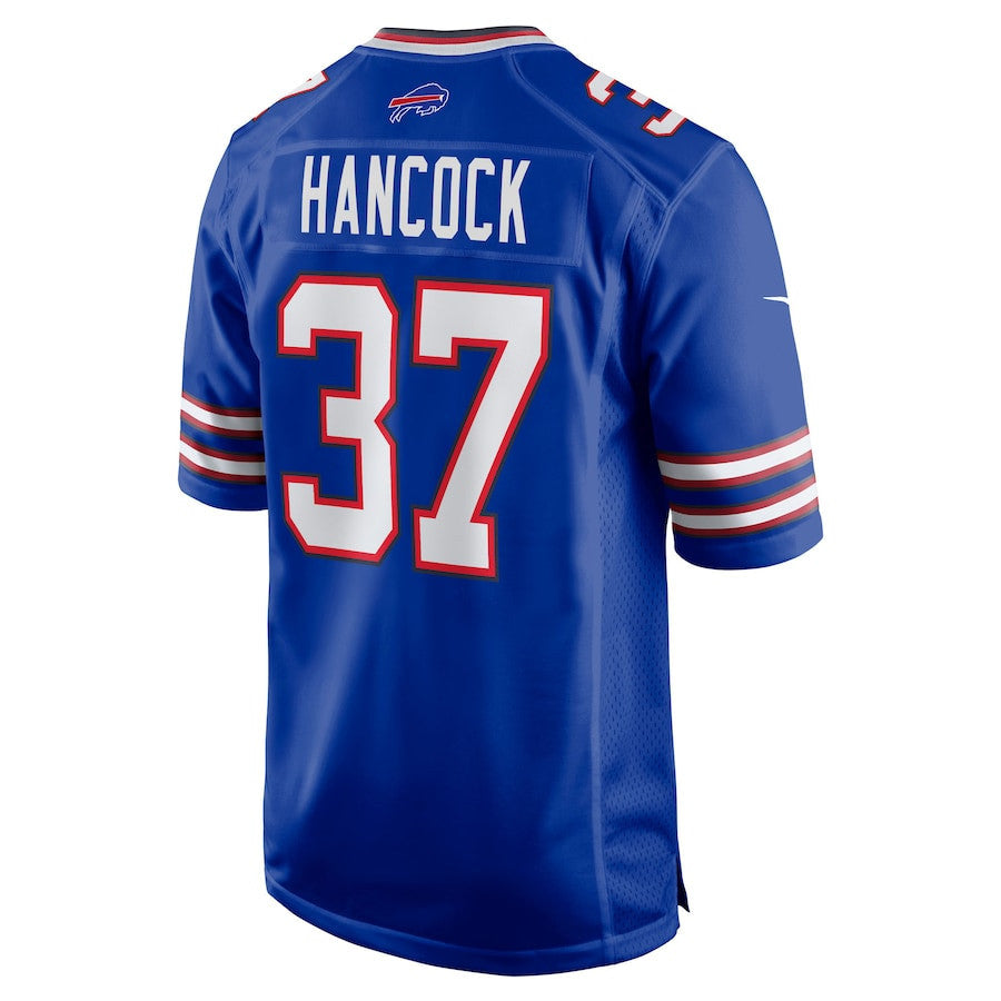 Jordan Hancock 37 Buffalo Bills Team Game Men Jersey - Royal