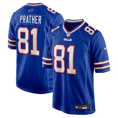 Kaden Prather 81 Buffalo Bills Team Game Men Jersey - Royal