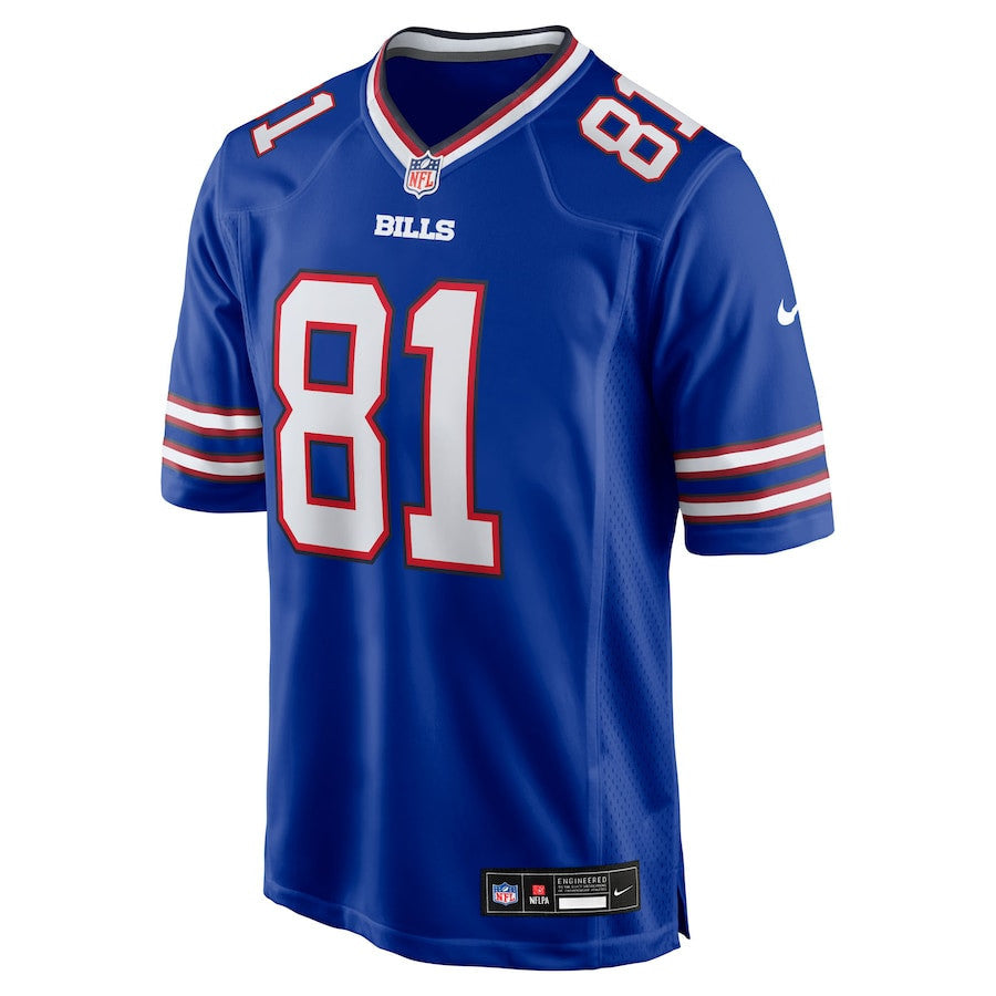 Kaden Prather 81 Buffalo Bills Team Game Men Jersey - Royal