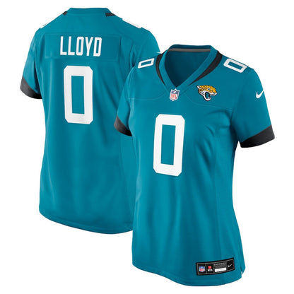 Devin Lloyd 0 Jacksonville Jaguars Women's Team Game Jersey - Teal