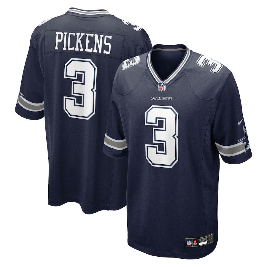 George Pickens 3 Dallas Cowboys Game Men Jersey - Navy