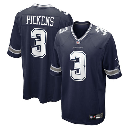 George Pickens 3 Dallas Cowboys Game Men Jersey - Navy