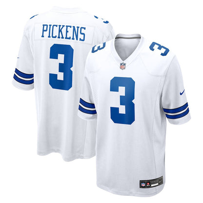 George Pickens 3 Dallas Cowboys Game Men Jersey - White