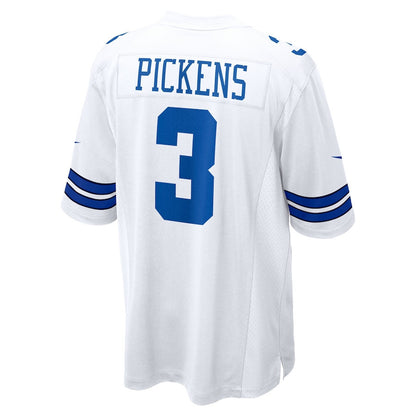 George Pickens 3 Dallas Cowboys Game Men Jersey - White