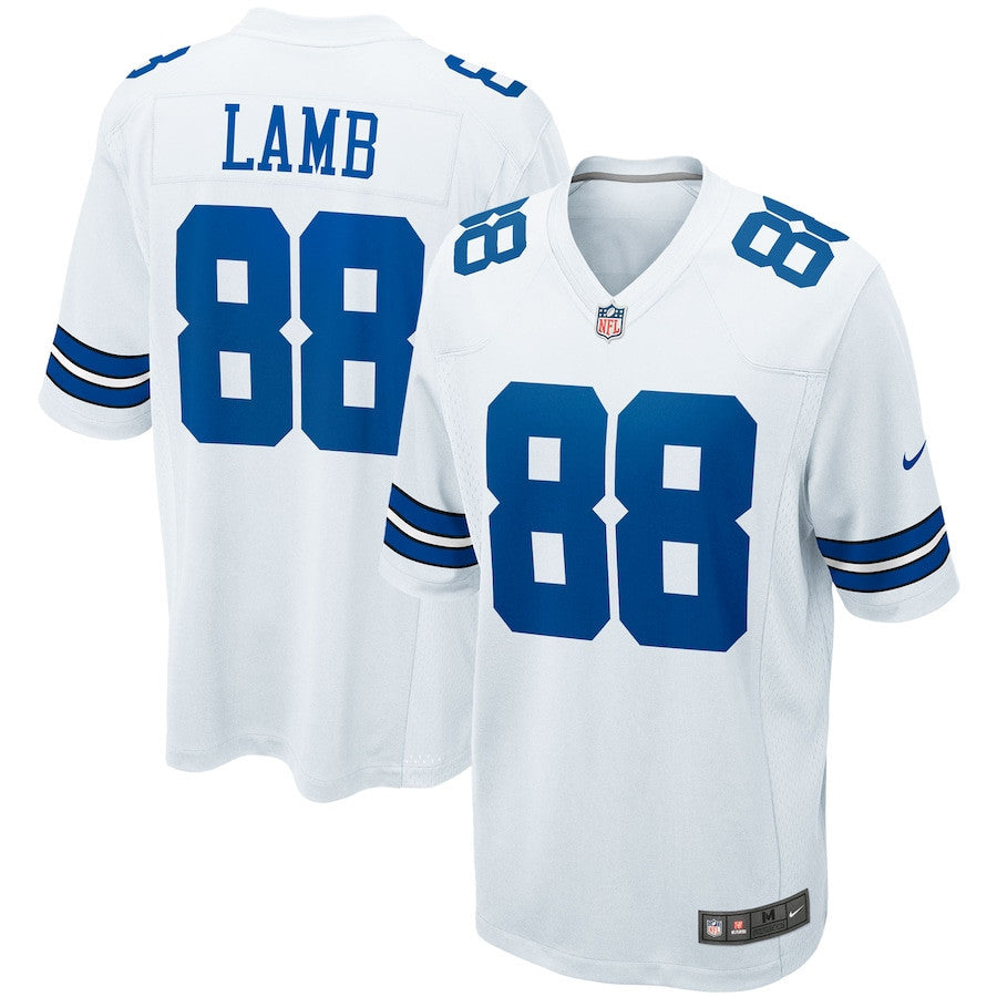 CeeDee Lamb 88 Dallas Cowboys Game Men Jersey - White