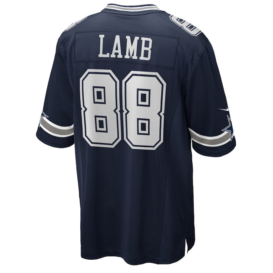 CeeDee Lamb 88 Dallas Cowboys Game Men Jersey - Navy