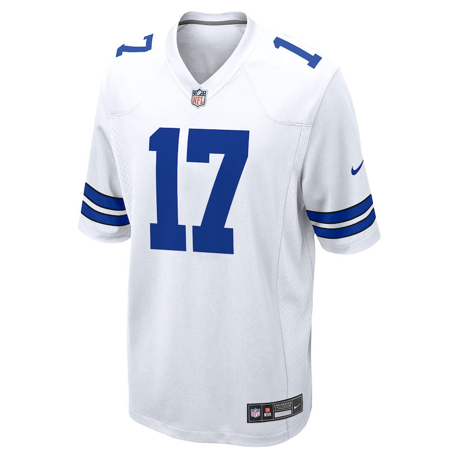 Brandon Aubrey 17 Dallas Cowboys Game Men Jersey - White