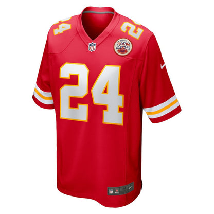 Skyy Moore 24 Kansas City Chiefs Game Men Jersey - Red
