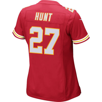 Kareem Hunt 27 Kansas City Chiefs Women's Game Player Jersey - Red