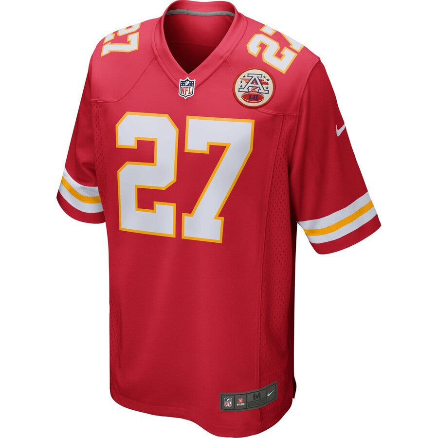 Kareem Hunt 27 Kansas City Chiefs Game Men Jersey - Red
