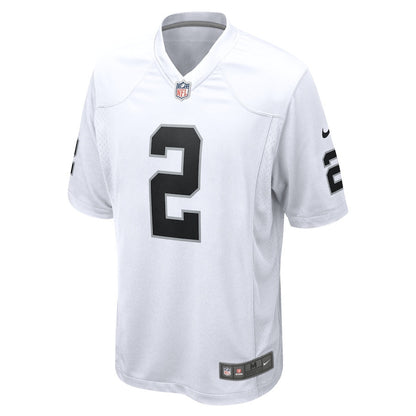 Ashton Jeanty 2 Las Vegas Raiders Game Men Jersey - White