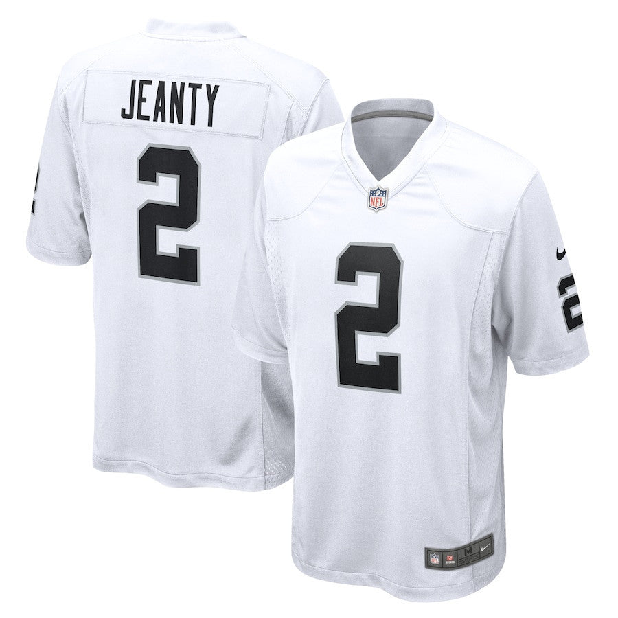 Ashton Jeanty 2 Las Vegas Raiders Game Men Jersey - White