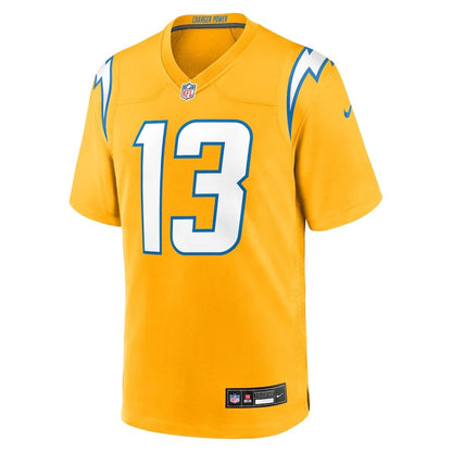 Keenan Allen 13 Los Angeles Chargers Alternate Charger Power Game Men Jersey - Gold
