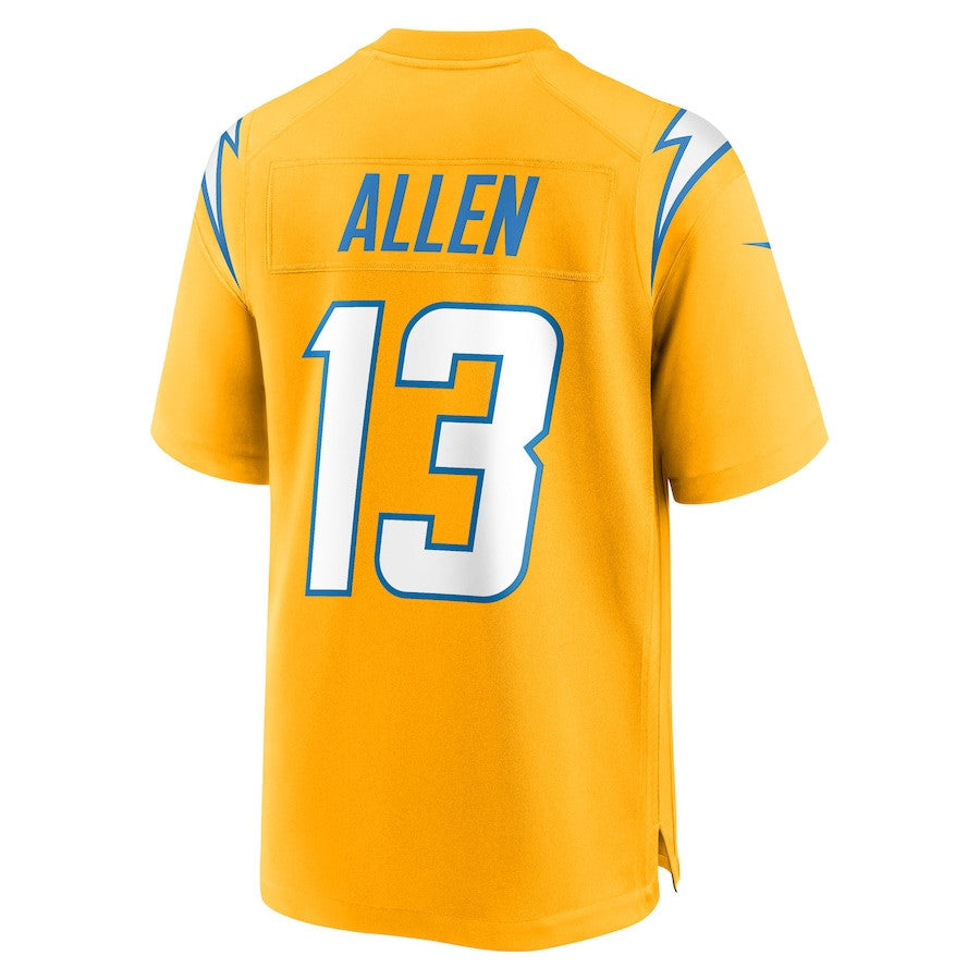 Keenan Allen 13 Los Angeles Chargers Alternate Charger Power Game Men Jersey - Gold