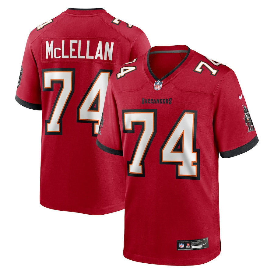 Tyler McLellan 14 Tampa Bay Buccaneers Team Game Men Jersey - Red