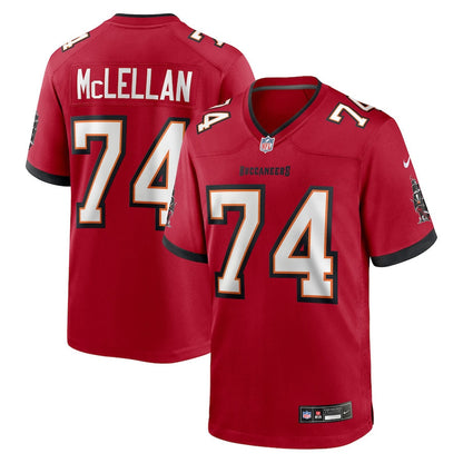 Tyler McLellan 14 Tampa Bay Buccaneers Team Game Men Jersey - Red