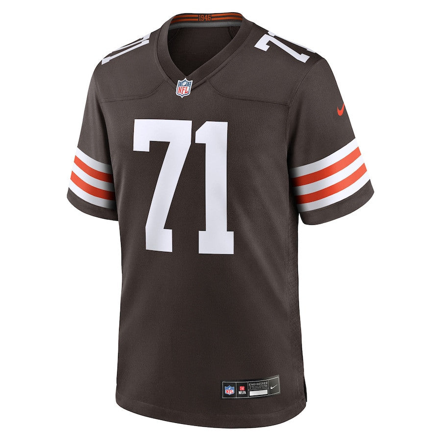 Cornelius Lucas 71 Cleveland Browns Team Game Men Jersey - Brown