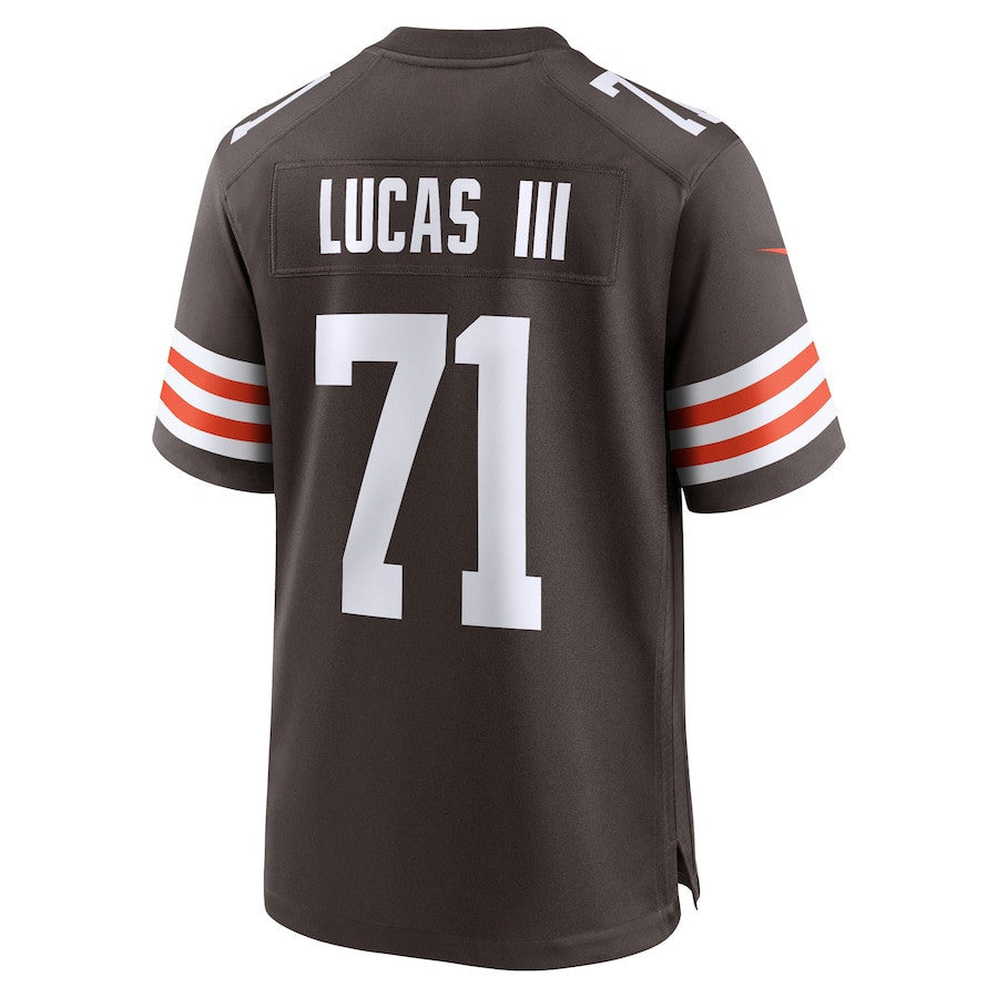Cornelius Lucas 71 Cleveland Browns Team Game Men Jersey - Brown