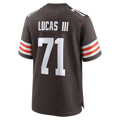 Cornelius Lucas 71 Cleveland Browns Team Game Men Jersey - Brown