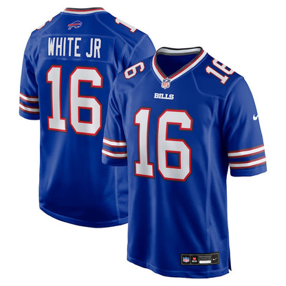 David White Jr. 16 Buffalo Bills Team Game Men Jersey - Royal