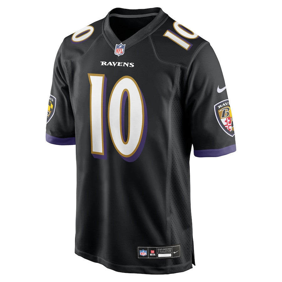 DeAndre Hopkins 10 Baltimore Ravens Alternate Game Men Jersey - Black