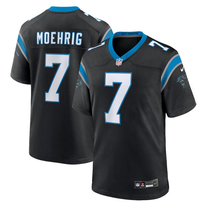 Trevon Moehrig 7 Carolina Panthers Team Game Men Jersey - Black