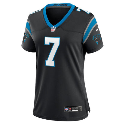 Trevon Moehrig 7 Carolina Panthers Women's Team Game Jersey - Black