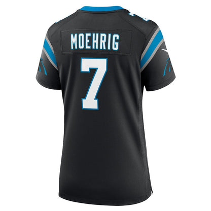 Trevon Moehrig 7 Carolina Panthers Women's Team Game Jersey - Black