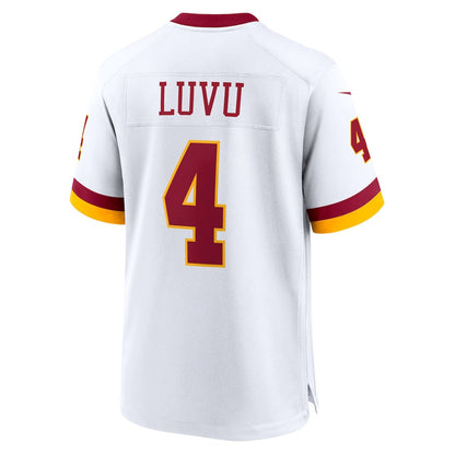 Frankie Luvu 4 Washington Commanders Game Super Bowl Era Men Jersey - White