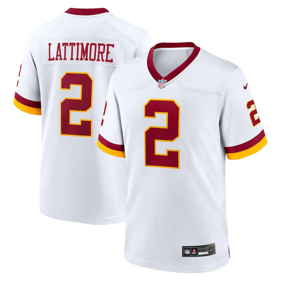 Marshon Lattimore 2 Washington Commanders Game Super Bowl Era Men Jersey - White