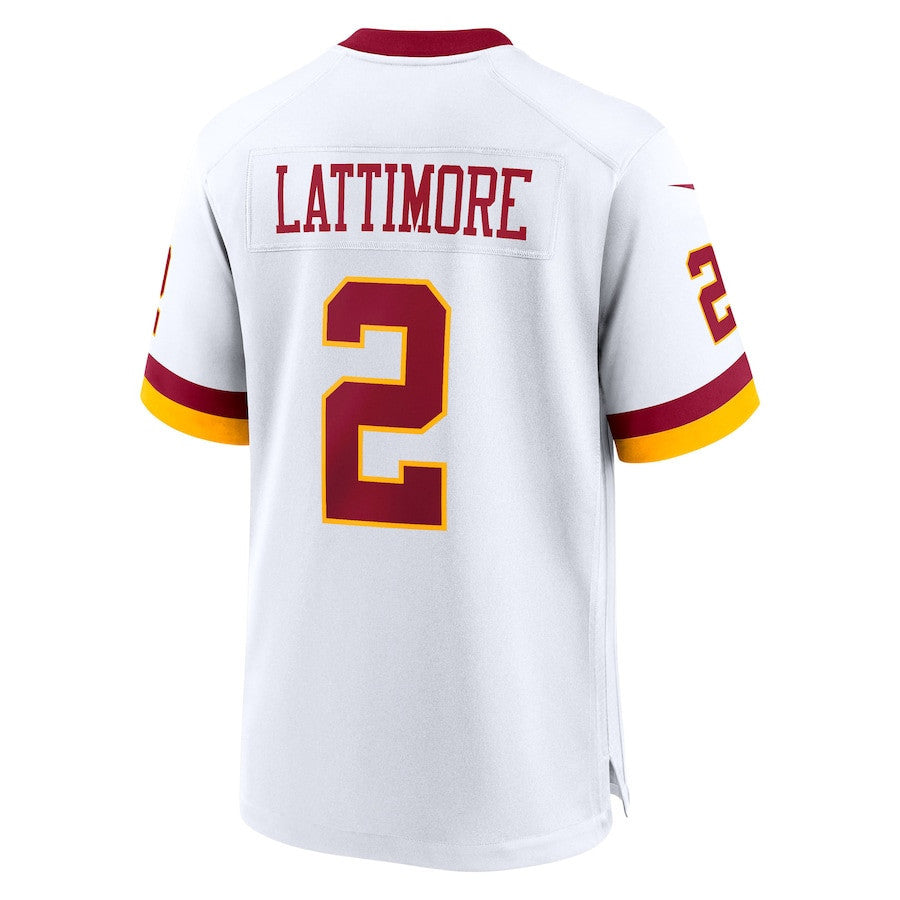 Marshon Lattimore 2 Washington Commanders Game Super Bowl Era Men Jersey - White