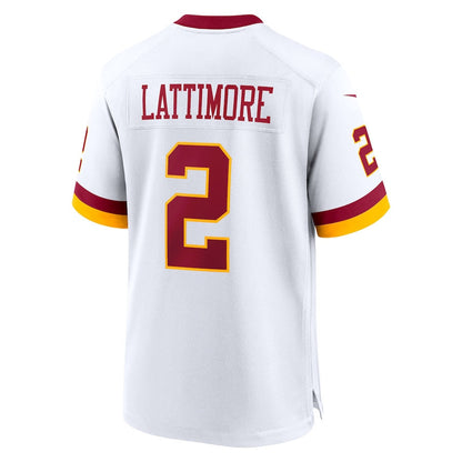 Marshon Lattimore 2 Washington Commanders Game Super Bowl Era Men Jersey - White